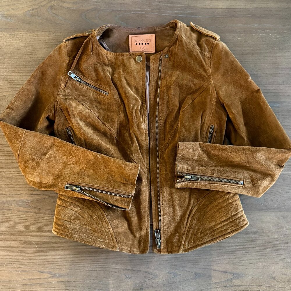 Blank NYC Authentic Suede Jacket Size Medium - Beautiful For Fall